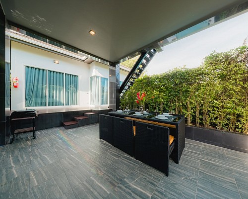 Villa 2 -  3BDR Jacuzzi Villa with rooftop