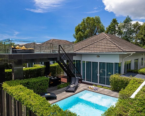 Villa 4 - 3BDR Pool Villa with rooftop